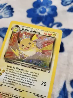 LEGENDARY COLLECTION Dark Raichu - 7/110 - Pokemon HOLO Rare Card WOTC LP - Image 3