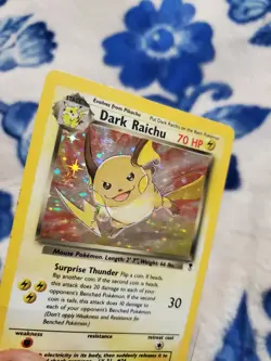 LEGENDARY COLLECTION Dark Raichu - 7/110 - Pokemon HOLO Rare Card WOTC LP - Image 4