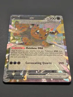 Eevee EX 075/131 Prismatic Evolutions Double Rare Holo Pokemon Card TCG NM - Image 2