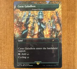 Caras Galadhon, P 0002, NM Play Promo, MTG LotR Lord Rings, Lothlorien Capital - Image 1
