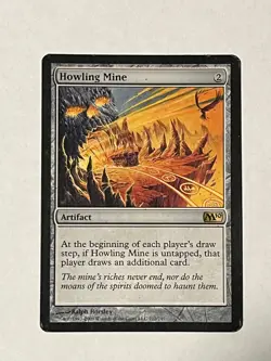 MTG Howling Mine, M10, Rare, Magic The Gathering - Image 1
