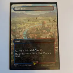 Fiery Islet (Borderless) #112 Assassin's Creed ACR Magic MTG - Image 1
