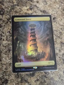 Magic The Gathering Command Tower Turbo 2 Avatar Foil Textless *SHIPS NOW* - Image 2