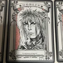 3 Magic the gathering RK Post token MTG, David Bowie Dune Goblin 1/1 tokens - Image 2