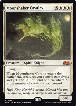 Moonshaker Cavalry - Wilds of Eldraine 21 - NM - MTG Magic The Gathering - Image 1