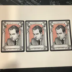 3 Magic the gathering RK Post token MTG, Richard Nixon Goblin 1/1 tokens - Image 1