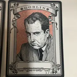 3 Magic the gathering RK Post token MTG, Richard Nixon Goblin 1/1 tokens - Image 2