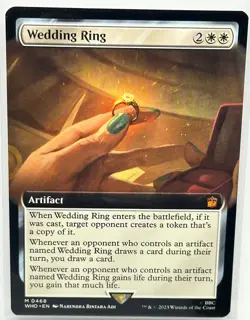 Wedding Ring (Extended Art), Doctor Who, MTG Magic the Gathering, REGULAR - Image 1
