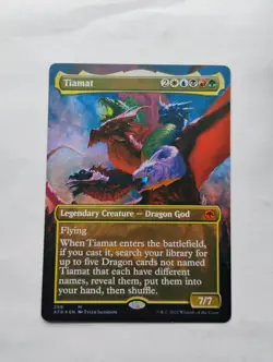 Tiamat Borderless AFR MTG Foil - Image 1