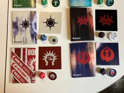 Magic The Gathering MTG - Guild Kit Pins Dice Inserts Sticker - COMPLETE - NEW - Image 3