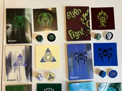 Magic The Gathering MTG - Guild Kit Pins Dice Inserts Sticker - COMPLETE - NEW - Image 5