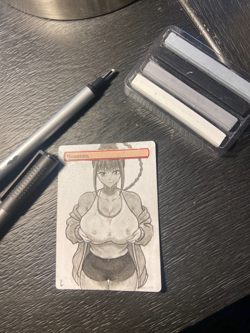 Mountain - Hand Drawn Altered Art MTG Anime Magic Gathering Lu Shaotang - Image 2