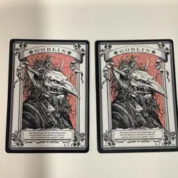 2 Magic the gathering RK Post token MTG, Goblin 1/1 token - Image 1