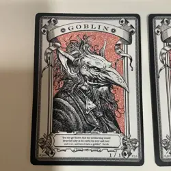 2 Magic the gathering RK Post token MTG, Goblin 1/1 token - Image 2