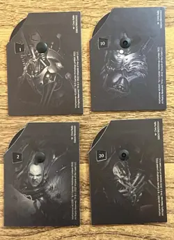 Mtg Warhammer 40k Collector’s Edition Set Of 4 Life Counters Spin down - Image 1