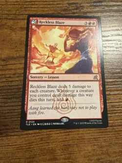 MTG Magic The Gathering Avatar Rare Eternal Reckless Blaze - Image 1