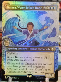 MTG Katara, Water Tribe's Hope 0351 Foil (Showcase) Avatar TLA NM - Image 1
