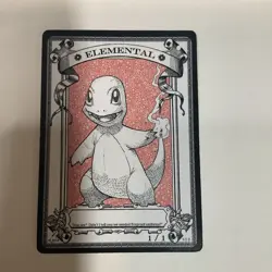 Magic the gathering RK Post token MTG, Pokemon Charizard elemental 1/1 token - Image 1
