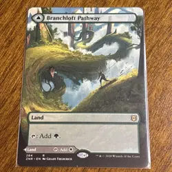 Branchloft Pathway - Borderless - Zendikar Rising MTG Boulderloft Pathway - Image 1
