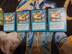 Arcane Denial MTG Alliances Blue Common Instant Near-Mint x4 GG5 - Image 1