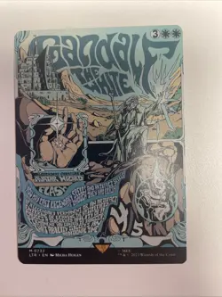 1x MTG Gandalf the White Borderless Poster The Lord of the Rings (LTR) #732 NM - Image 1