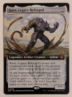 Karn, Legacy Reforged (Extended Art) - March of the Machine: The Aftermath - MTG - Image 1
