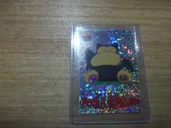 Pokemon PIKACHU & SNORLAX Pocket Monsters Holo Prism Vending Sticker 1171 - Image 1