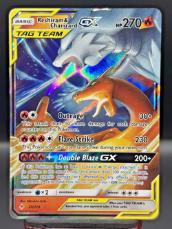 Pokemon TCG - Reshiram & Charizard Tag Team GX 20/214 Unbroken Bonds NM - Image 1
