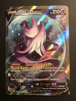 Galarian Articuno V 170/198 - Pokemon Chilling Reign Alternate Art Card - NM - Image 1