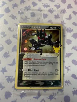 Pokemon Celebrations SEALED Greninja Gold Star SWSH144 with Swirl 🌀 - Image 1