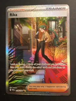 Rika 258/182 Pokemon TCG Special Illustration Rare Trainer - Paradox Rift - Image 1