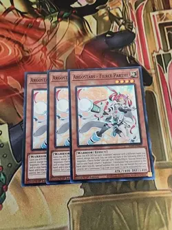 3x Argostars - Fierce Parthe - ALIN-EN020 - 1st Ed Super Rare NM Yugioh - Image 1