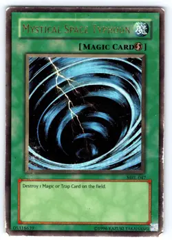 Yugioh - Mystical Space Typhoon - MRL-047 Magic Ruler Unl Ultra Rare MP-HP - Image 1
