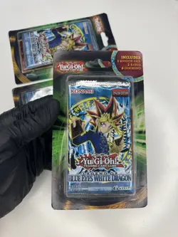 QTY 3 sealed Yu-Gi-Oh TCG Legend of Blue Eyes White Dragon Blister Booster Pack - Image 2