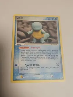 Pokemon Ditto (Squirtle) Ex Delta Species Set Card 64/113 - Image 1