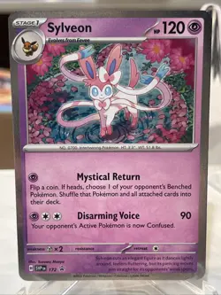 Sylveon - 2025 Pokemon Holo Prismatic Evolutions Black Star Promo Card SVP 172 - Image 1