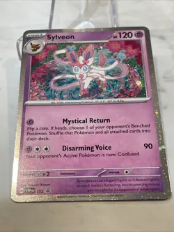 Sylveon - 2025 Pokemon Holo Prismatic Evolutions Black Star Promo Card SVP 172 - Image 2