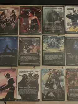 Final Fantasy Magic The Gathering Borderless Card Lot 26x Near Mint Cards - Image 3