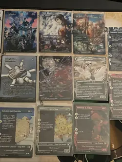 Final Fantasy Magic The Gathering Borderless Card Lot 26x Near Mint Cards - Image 5