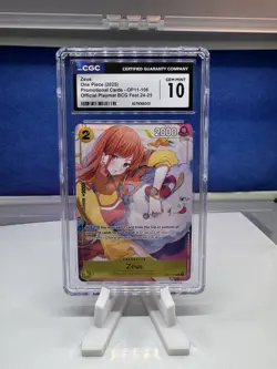 Zeus (Official Playmat -Bandai Card Games Fest 24-25 Edition-) OP11-106 CGC 10 - Image 1