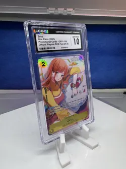 Zeus (Official Playmat -Bandai Card Games Fest 24-25 Edition-) OP11-106 CGC 10 - Image 2
