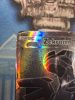 Zekrom 114/114 - Black & White Base - Full Art Holo Rare Pokemon Card - DMG 2011 - Image 2