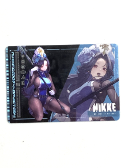 Maiden - Goddess of Victory: Nikke Silver Plastic Card - Image 1