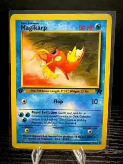 Magikarp 47/82 1st Edition Uncommon Team Rocket Pokemon TCG Card LP - Image 1
