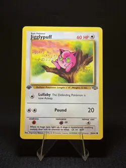 Pokemon TCG Jigglypuff 1st Edition Jungle Card 54/64 Regular Common NM! 📈 - Image 1