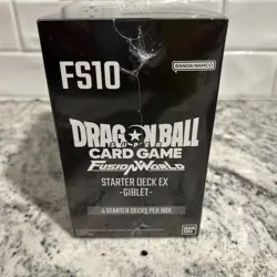 Fs10 Dragon Ball super Card Game Fusion World 4 Starter Decks Box New Sealed - Image 2