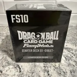 Fs10 Dragon Ball super Card Game Fusion World 4 Starter Decks Box New Sealed - Image 3