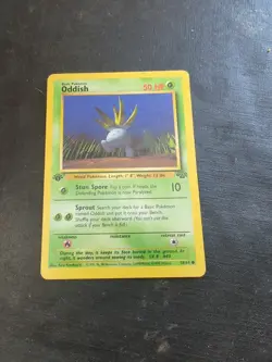 Oddish Jungle Common 58/64 - WOTC Pokemon TCG Card 1st Edition - Image 1
