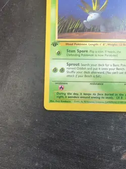 Oddish Jungle Common 58/64 - WOTC Pokemon TCG Card 1st Edition - Image 4