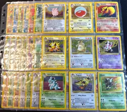 Jungle Master Set 64/64 Complete Vintage Pokemon Cards 1999 - Image 1